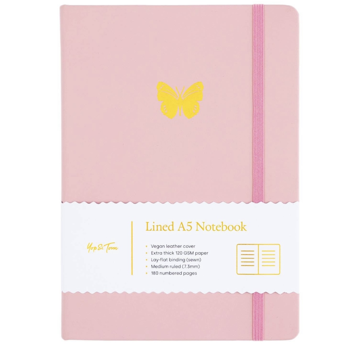 Lined Journal - A5 - Butterfly
